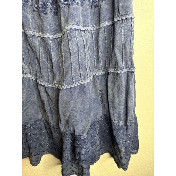 Gunit Women’s Embroidered Midi Skirt Sz L - Picture 4 of 10